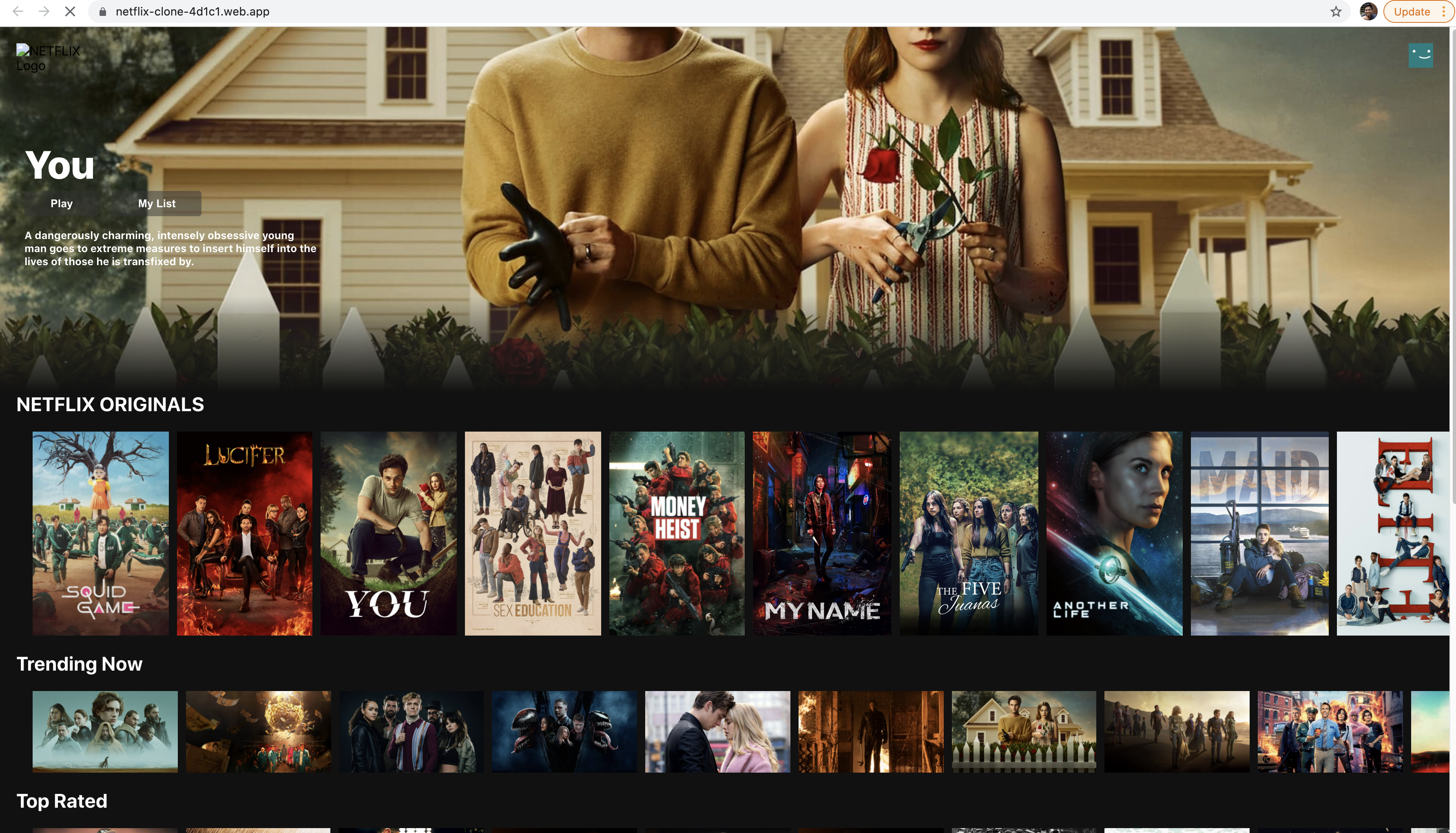 netflix Clone (React JS)